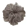 Grey gauze woven large intestine hair band hair accessory square towel set large intestine hair band fashionable accessory Item Picture
